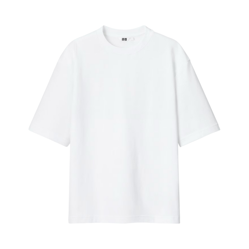 Uniqlo AIRism Oversized T-Shirt White Dubai
